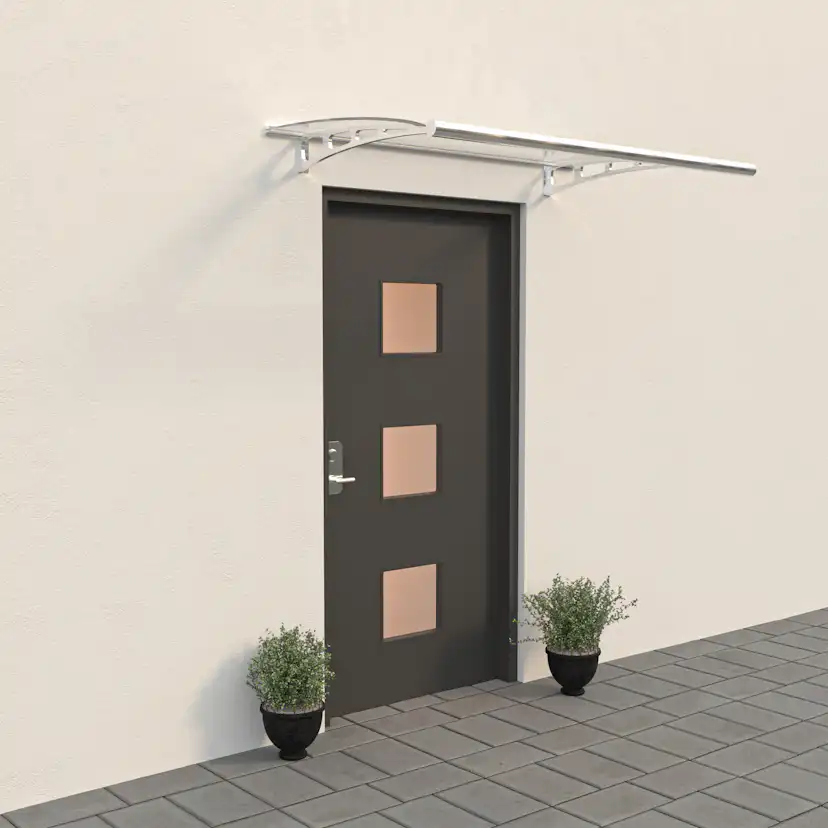 Entrétak Skotte Garden Aluminium Polykarbonat