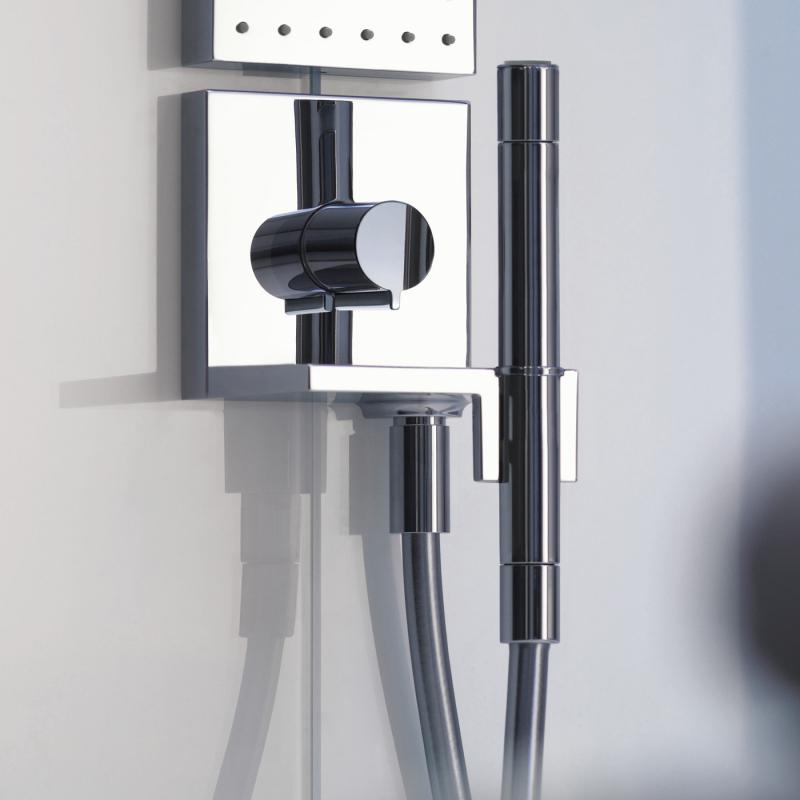 Handduschmodul Axor ShowerCollection 120/120 Square för Inbyggnad