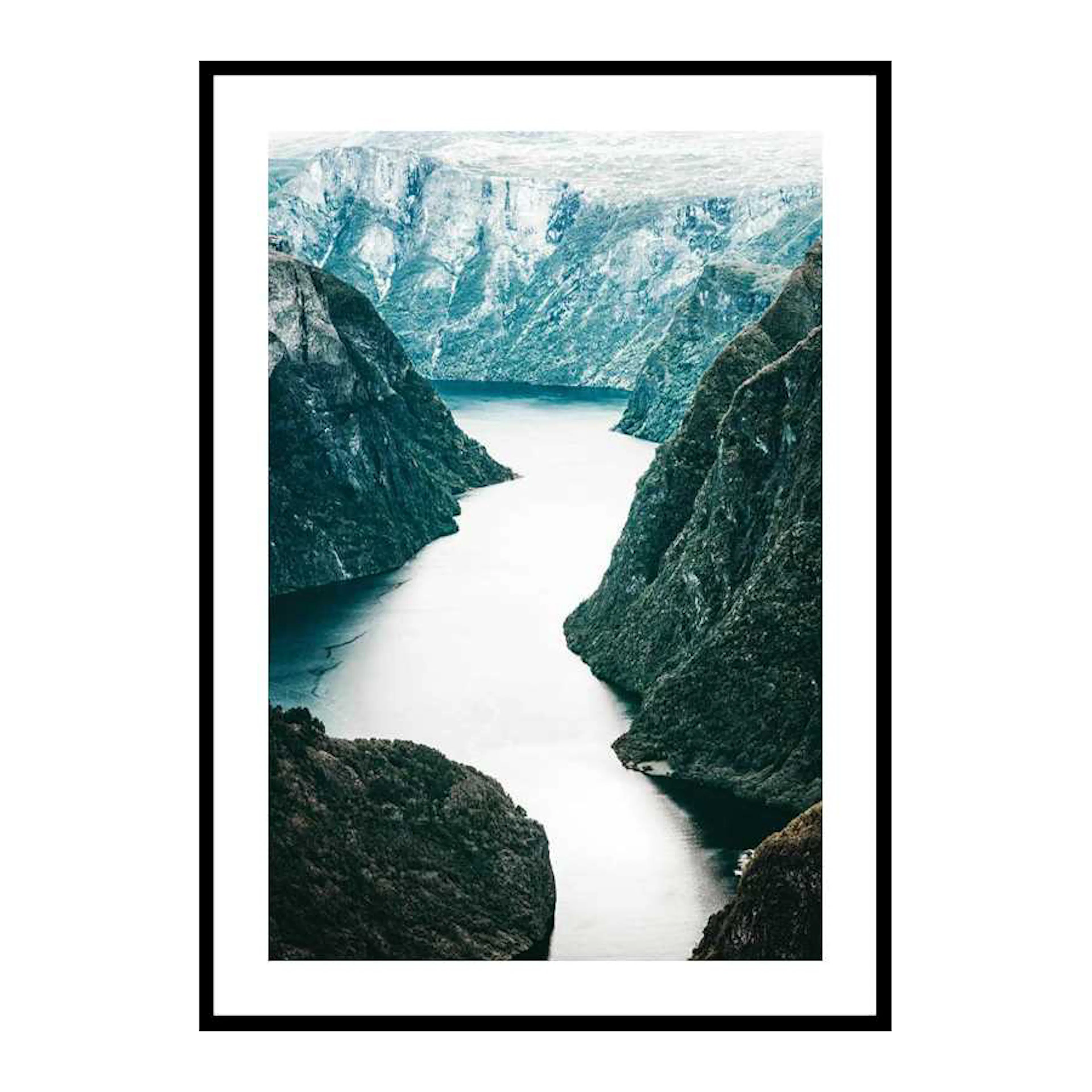 Naeroyfjord 30x40 cm