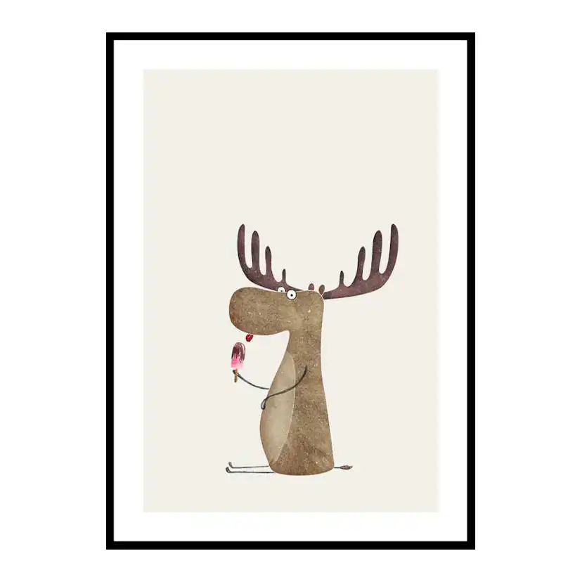 Poster Gallerix Ice Cream Moose