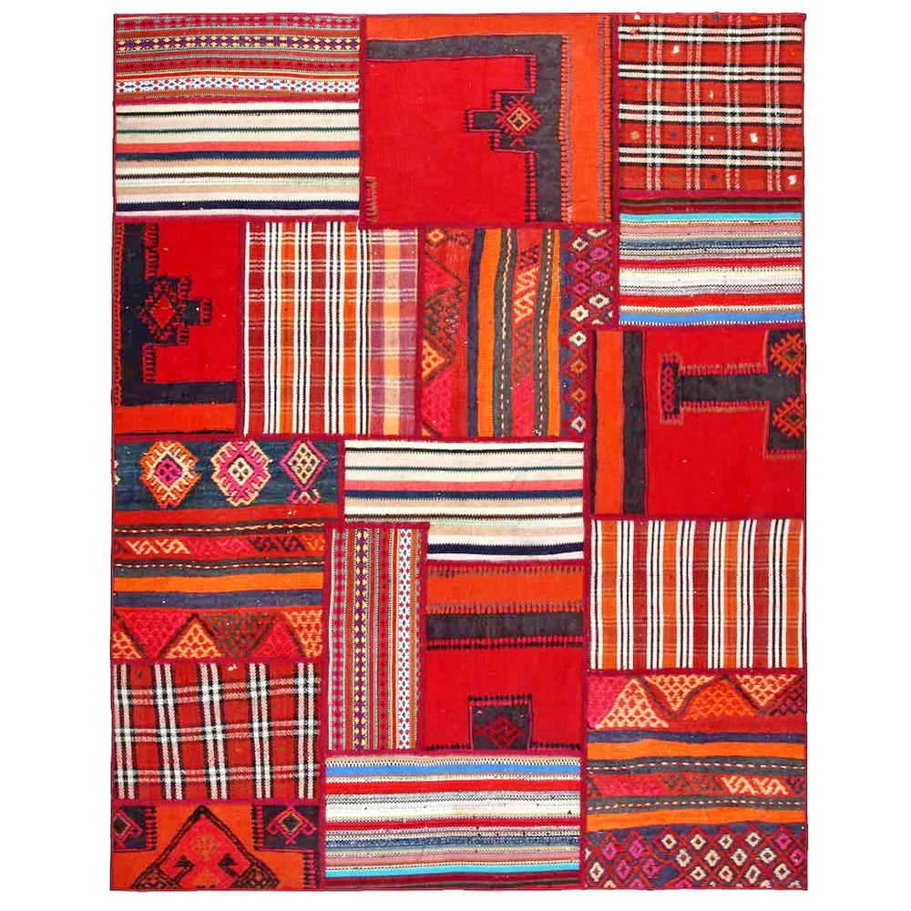 Persisk Patchworkmatta Arkiio Flerfärgad 157x200