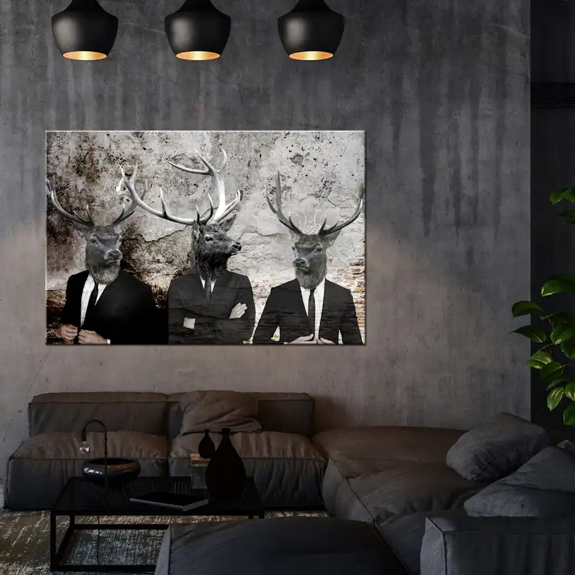 Tavla Arkiio Deer In Suits