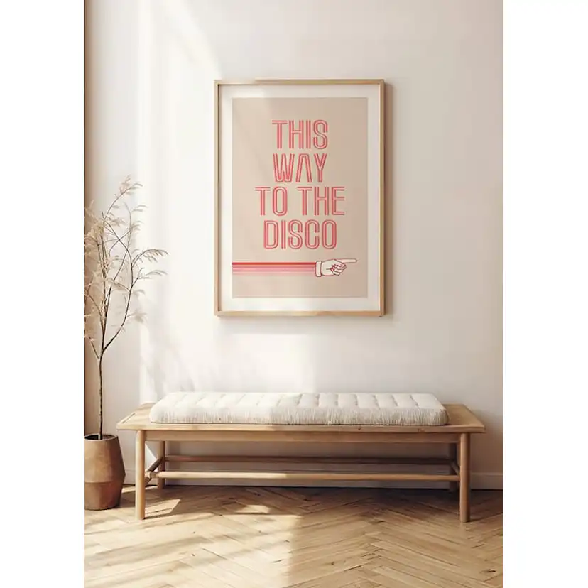 Poster Gallerix This Way To The Disco