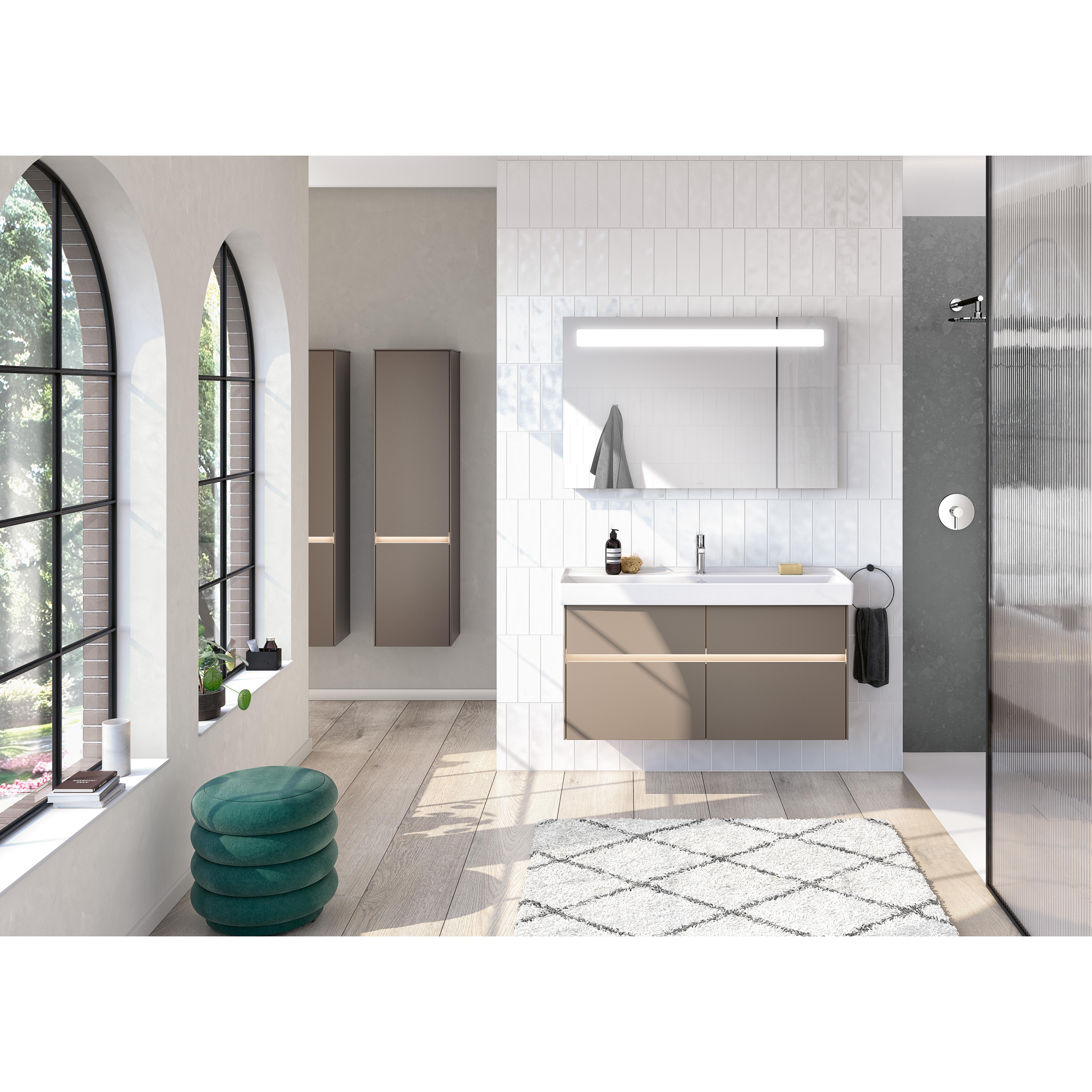 Tvättställsskåp Villeroy & Boch Collaro 115 cm med 4 Lådor för Inbyggt Skåpstvättställ