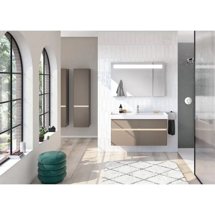 Tvättställsskåp Villeroy & Boch Collaro 115 cm med 4 Lådor för Inbyggt Skåpstvättställ