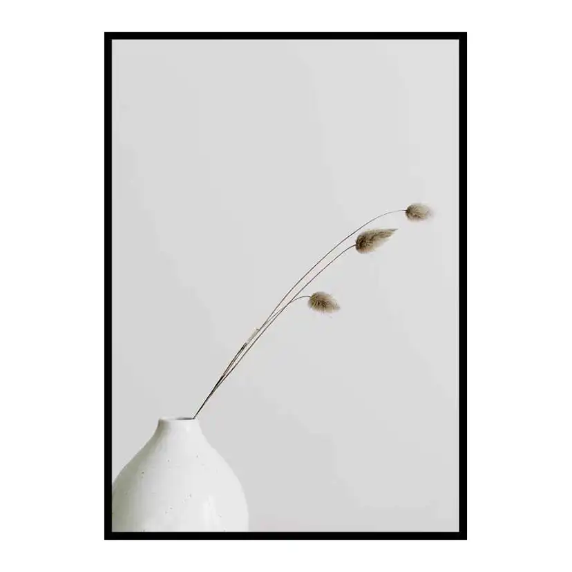 Poster Gallerix Dried Flower White Vase