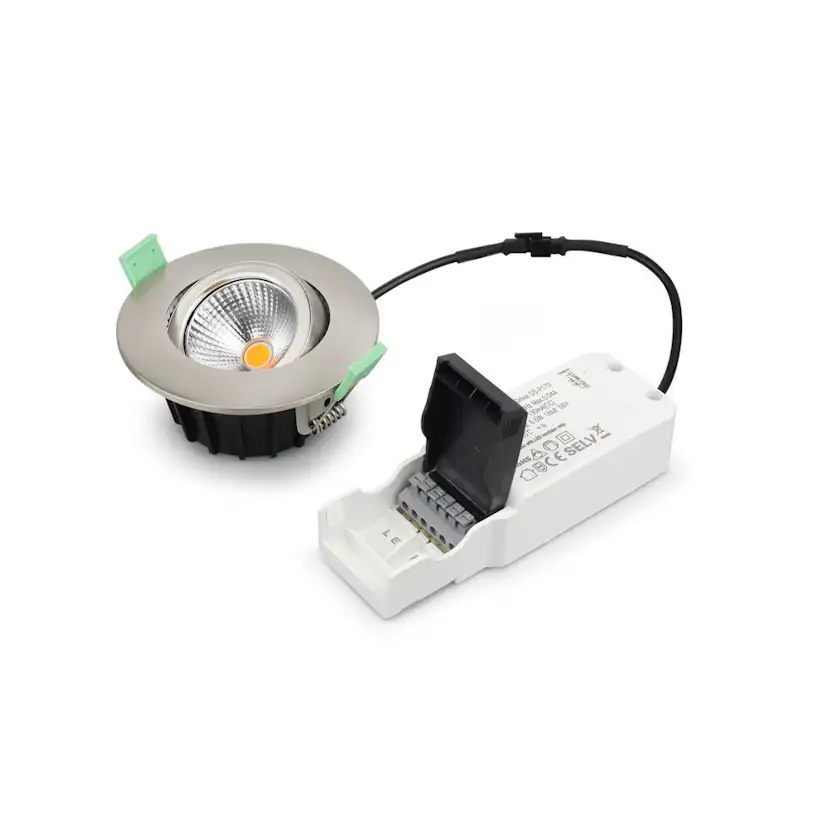 Lisa 230V 3000K 3-pack Brushed steel Borstad Stål