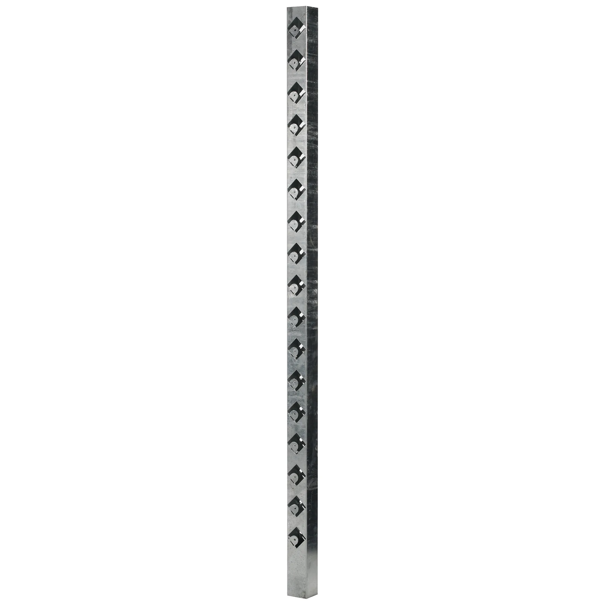 Staketstolpe Öckerö 1770mm varmgalv stål 70x70 Mellan Varmgalvaniserad, Höjd: 1770 mm