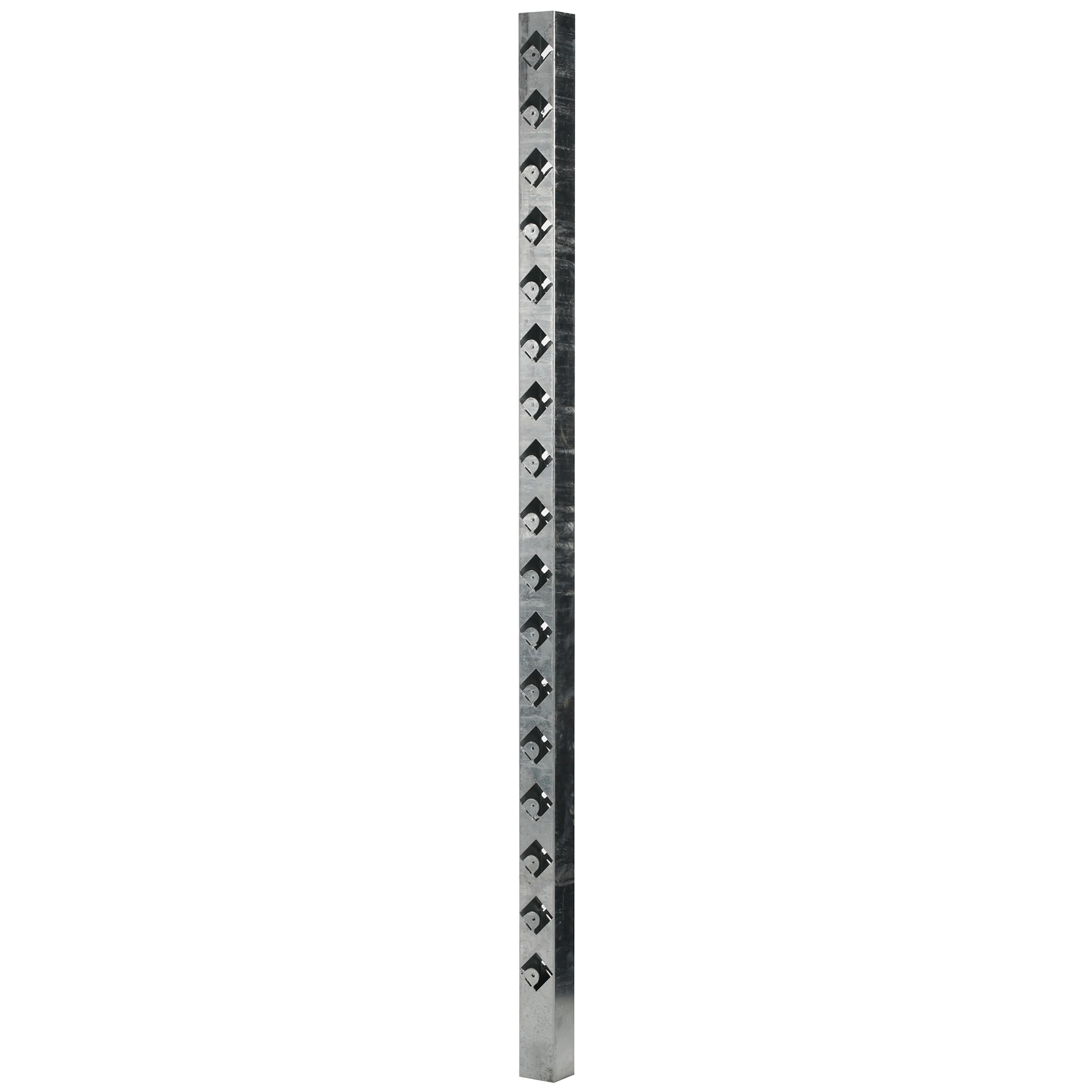 Staketstolpe Öckerö 1770mm varmgalv stål 70x70 Mellan Varmgalvaniserad, Höjd: 1770 mm