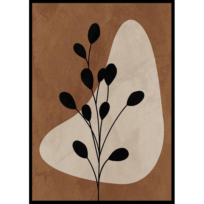 Poster Gallerix Abstract Botanical Painting