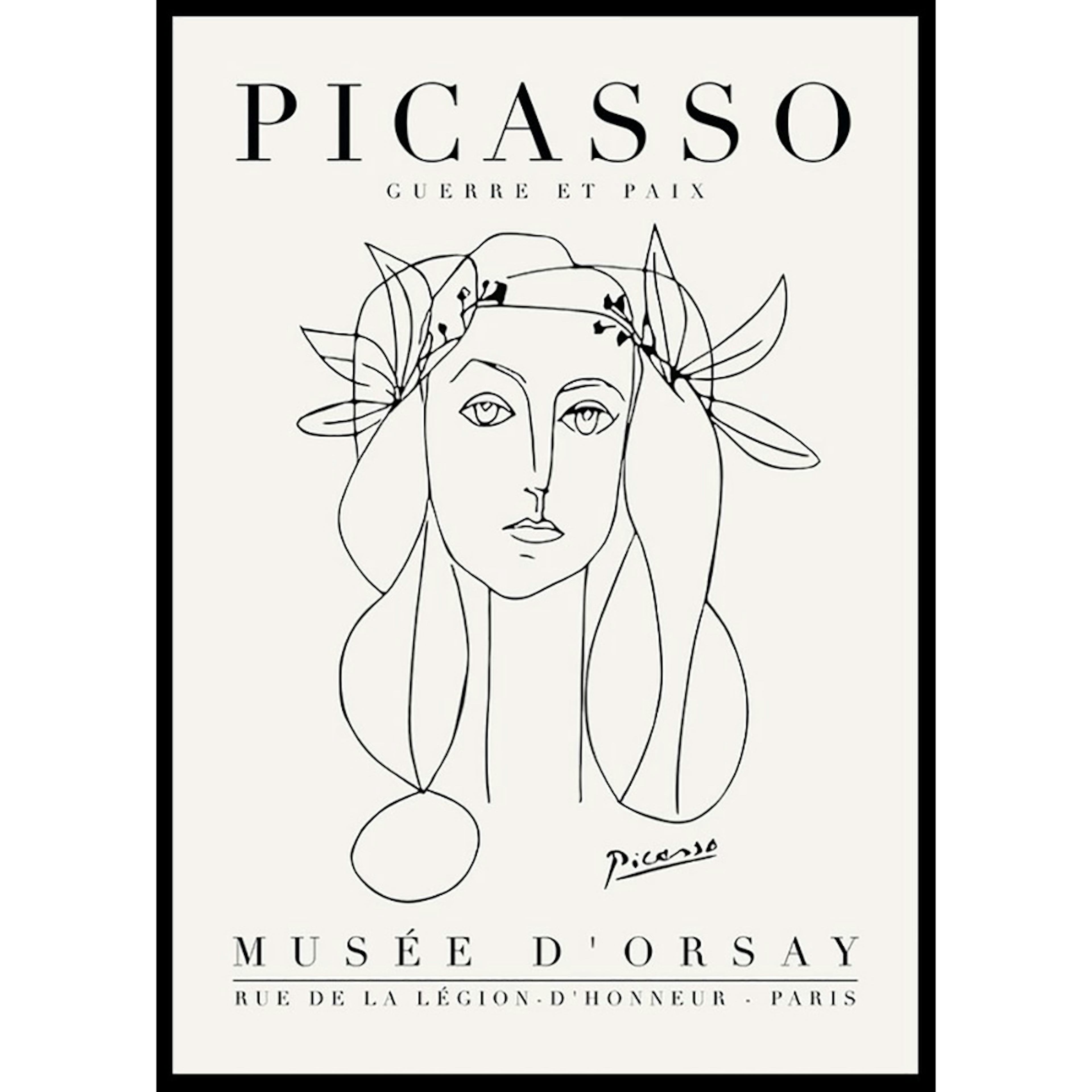 Poster Gallerix Picasso Guerre Et Paix