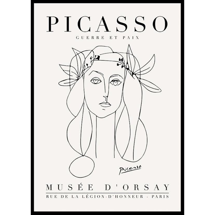 Poster Gallerix Picasso Guerre Et Paix