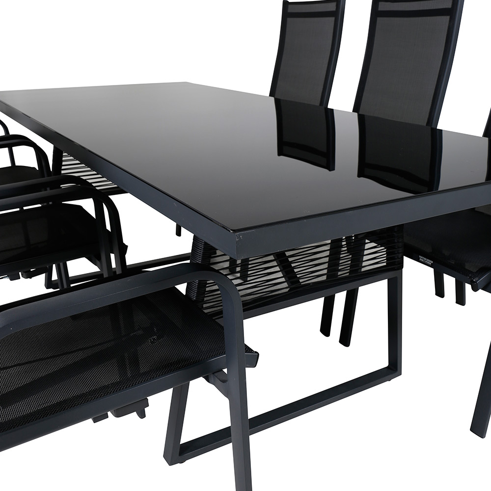 Spisegruppe Venture Home Douglas med 6 Copacabana Spisestoler