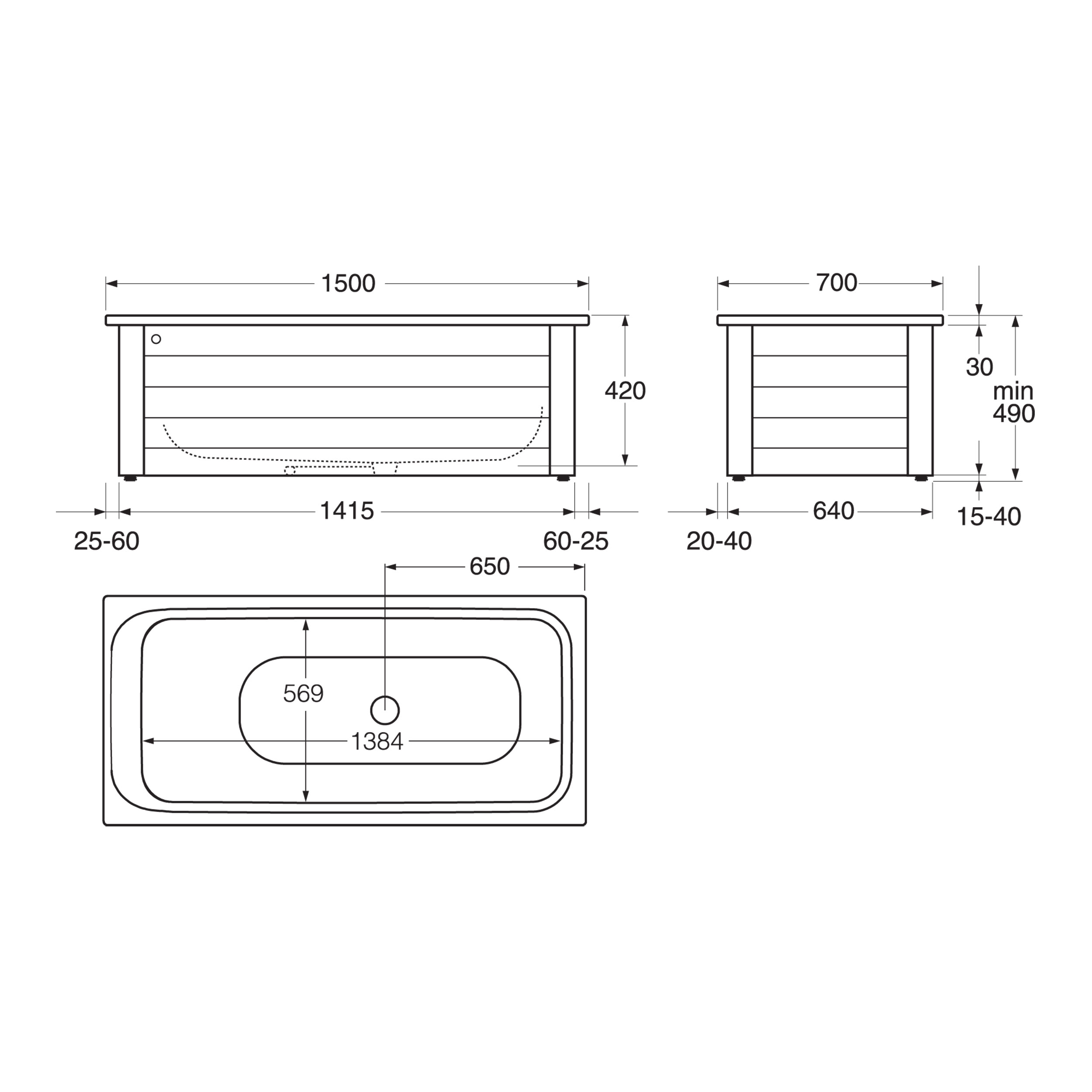 Helfrontstativ Gustavsberg 7415