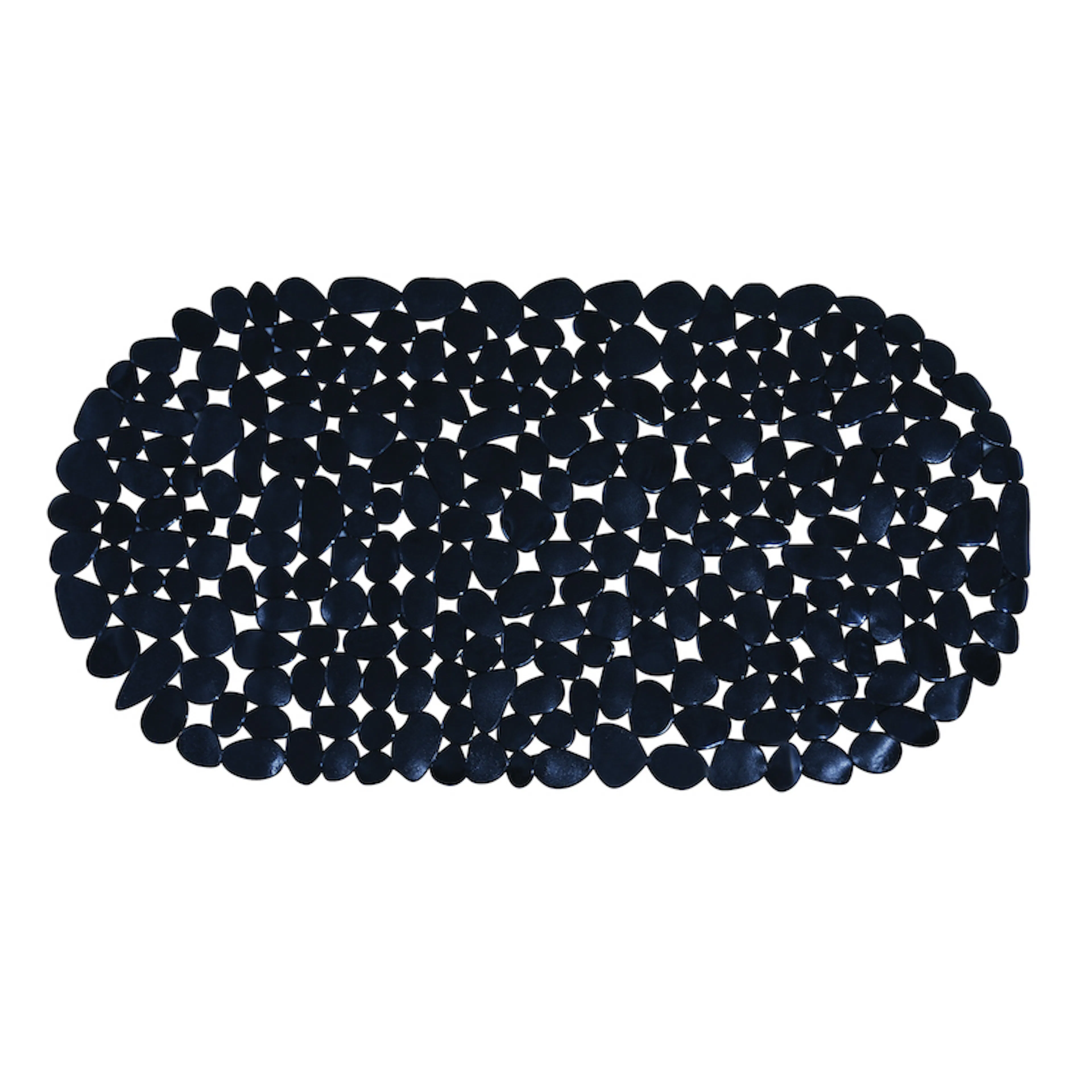 Halkskyddsmatta Galets black 68x35 cm Svart
