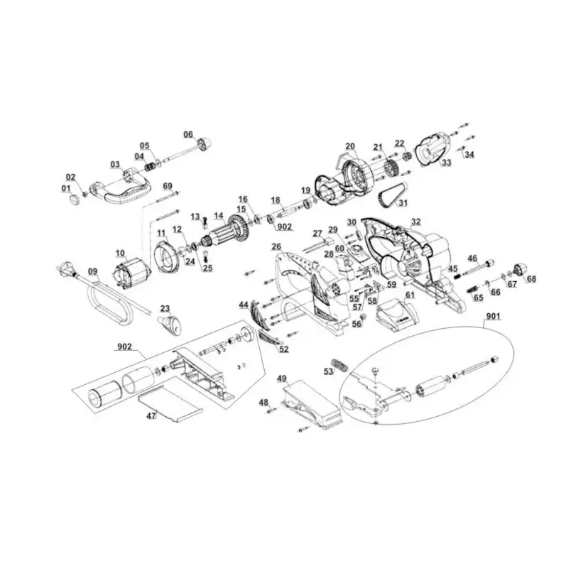 Bandslip Einhell RT-BS 75 Med Slipband