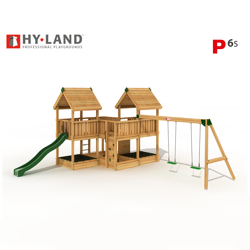 Klätterställning Hy-Land Projekt 6 + Swingmodul