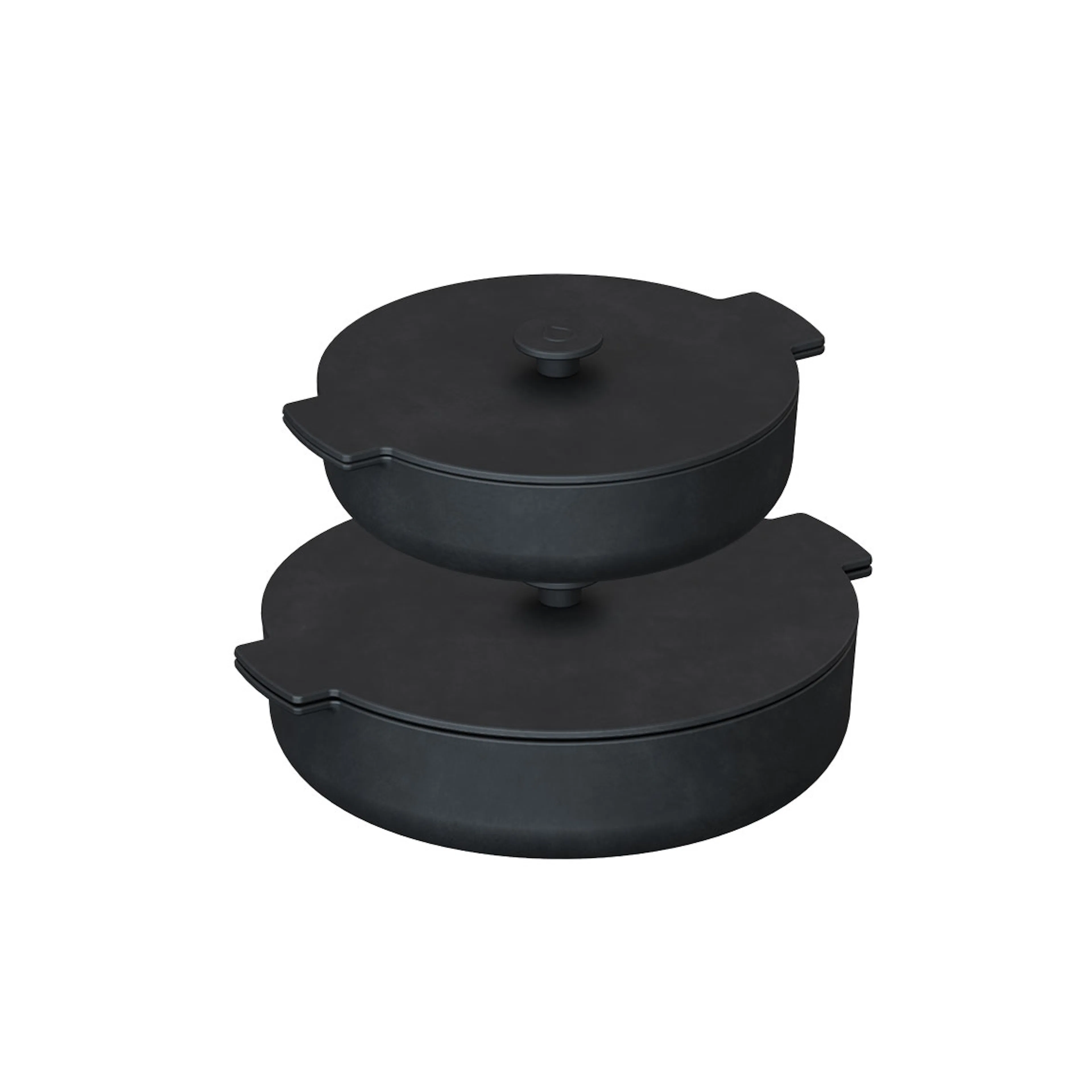 Gjutjärnsset OFYR Svarta Gjutgärnspannor 21/26 cm 2-pack