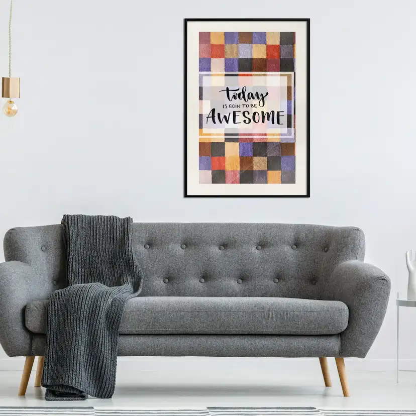 Poster Artgeist Affisch Today Is Goin To Be Awesome