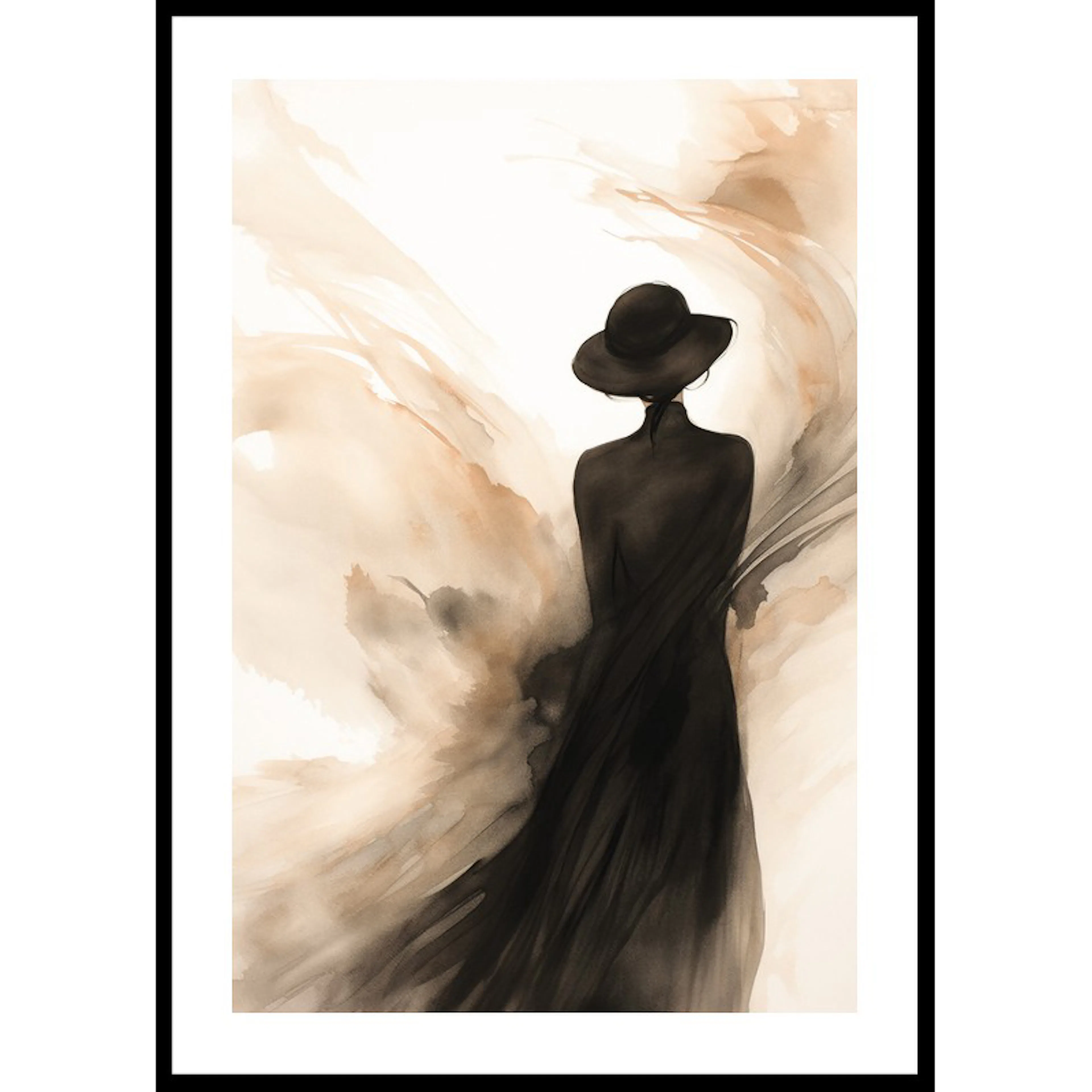 Poster Gallerix Silhouette Of A Woman No2