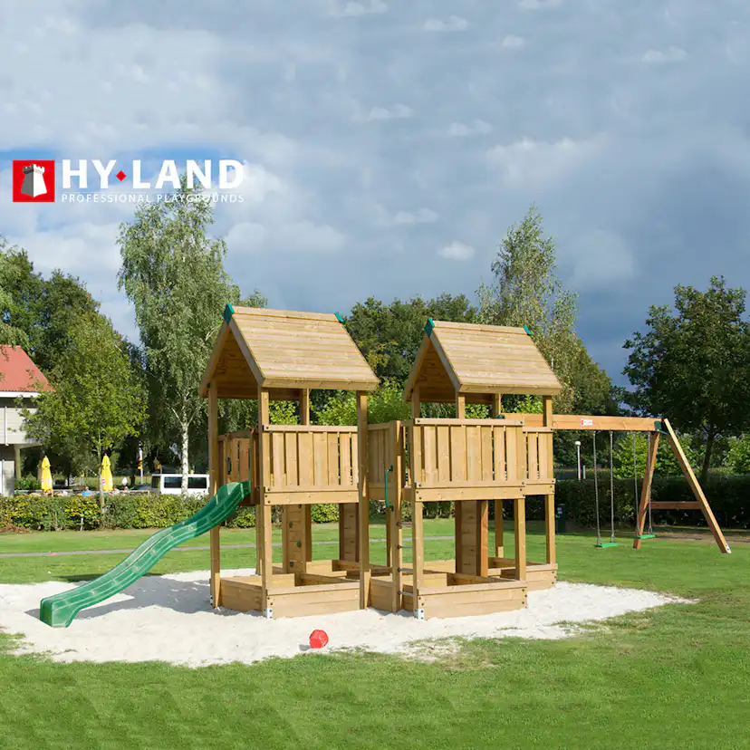 Klätterställning Hy-Land Projekt 7 + Swingmodul