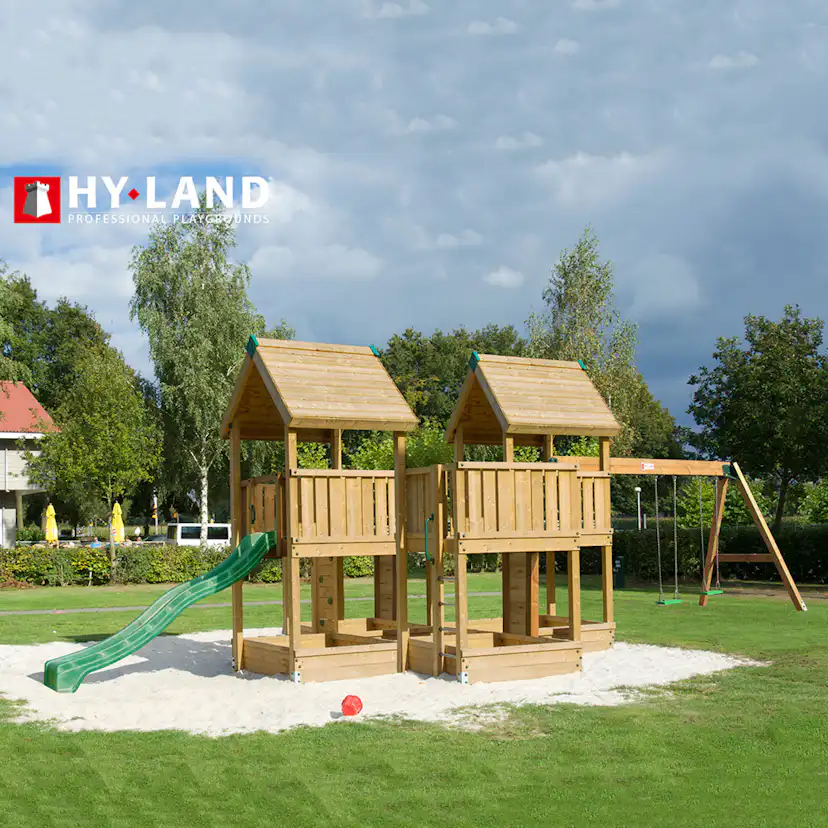 Klätterställning Hy-Land Projekt 7 + Swingmodul