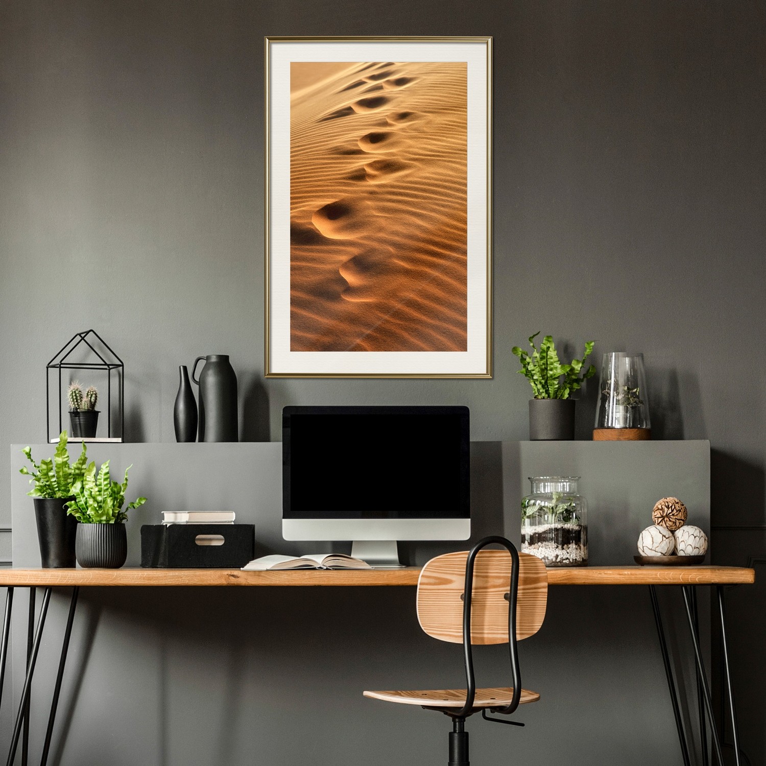 Poster Artgeist Affisch Traces on the Sand