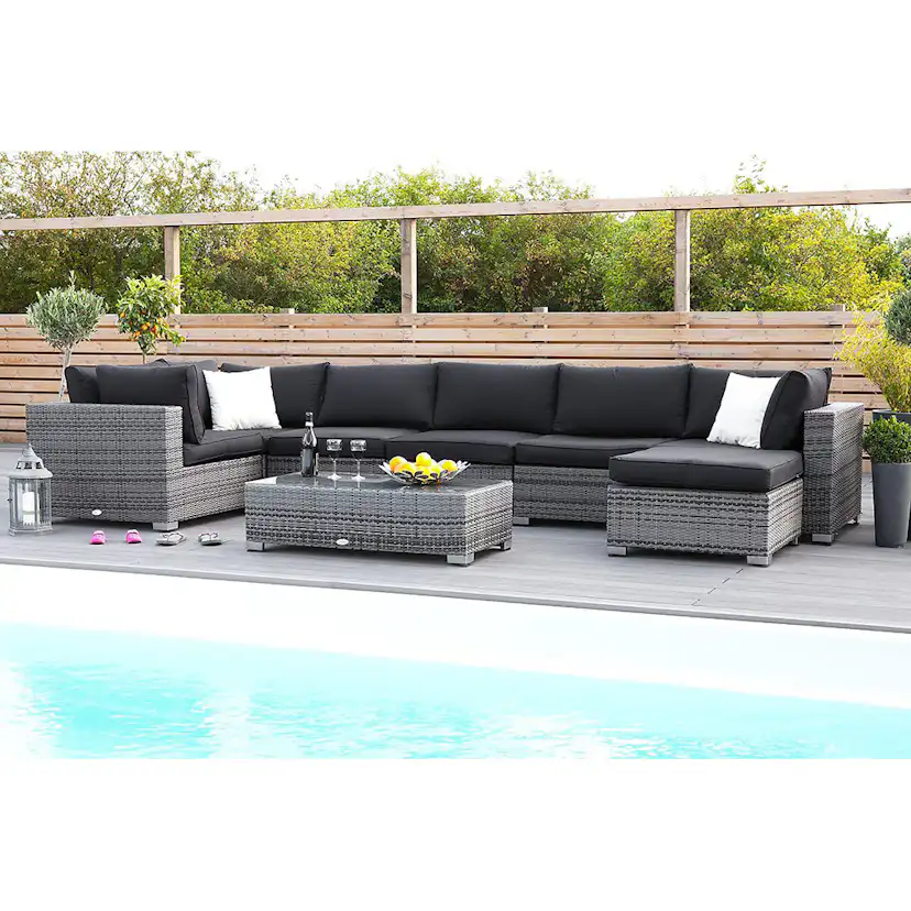 Klädsel Comfort Garden till Loungegrupp Roma