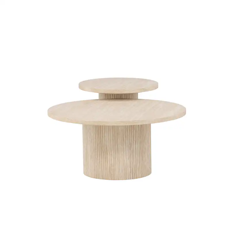 Soffbord Venture Home Härön Set Ø80 cm & Ø50 cm