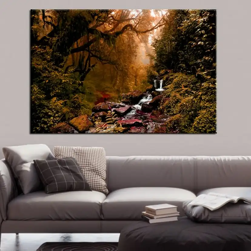 Tavla Arkiio Autumn Waterfall