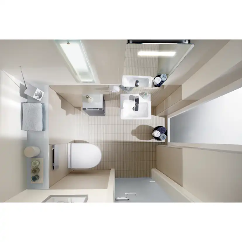 Tvättställ Villeroy & Boch Subway 2.0 Rektangulärt Med Bräddavlopp