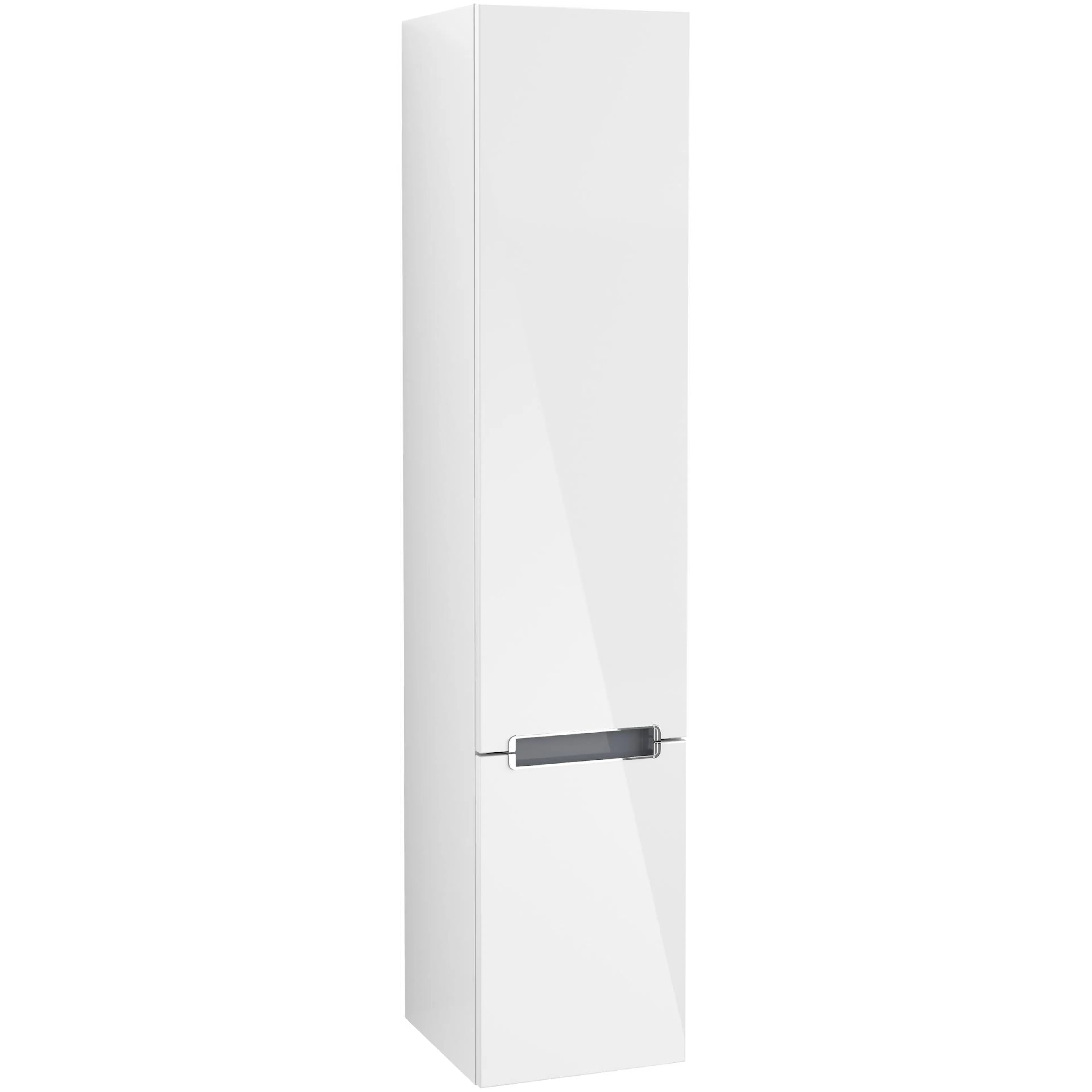 Högskåp Villeroy & Boch Subway 2.0 A70910DH Vit Högblank, Gångjärn Vänster, Handtag: Krom