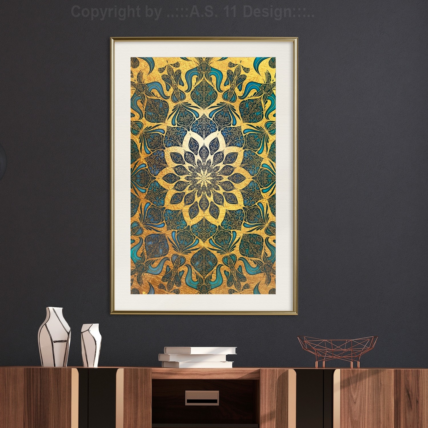 Poster Artgeist Affisch Gold of India