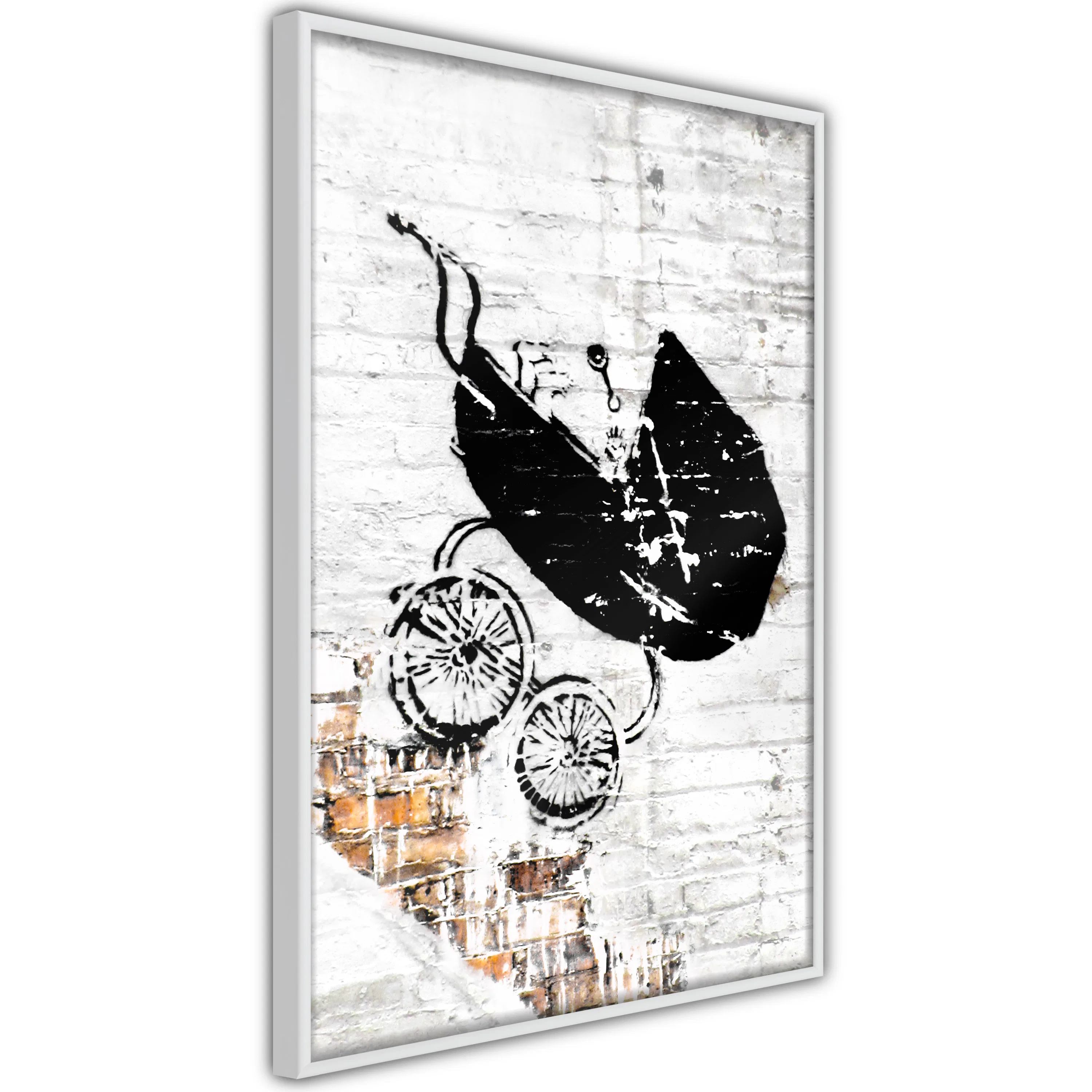 Poster Artgeist Affisch Speeding Stroller