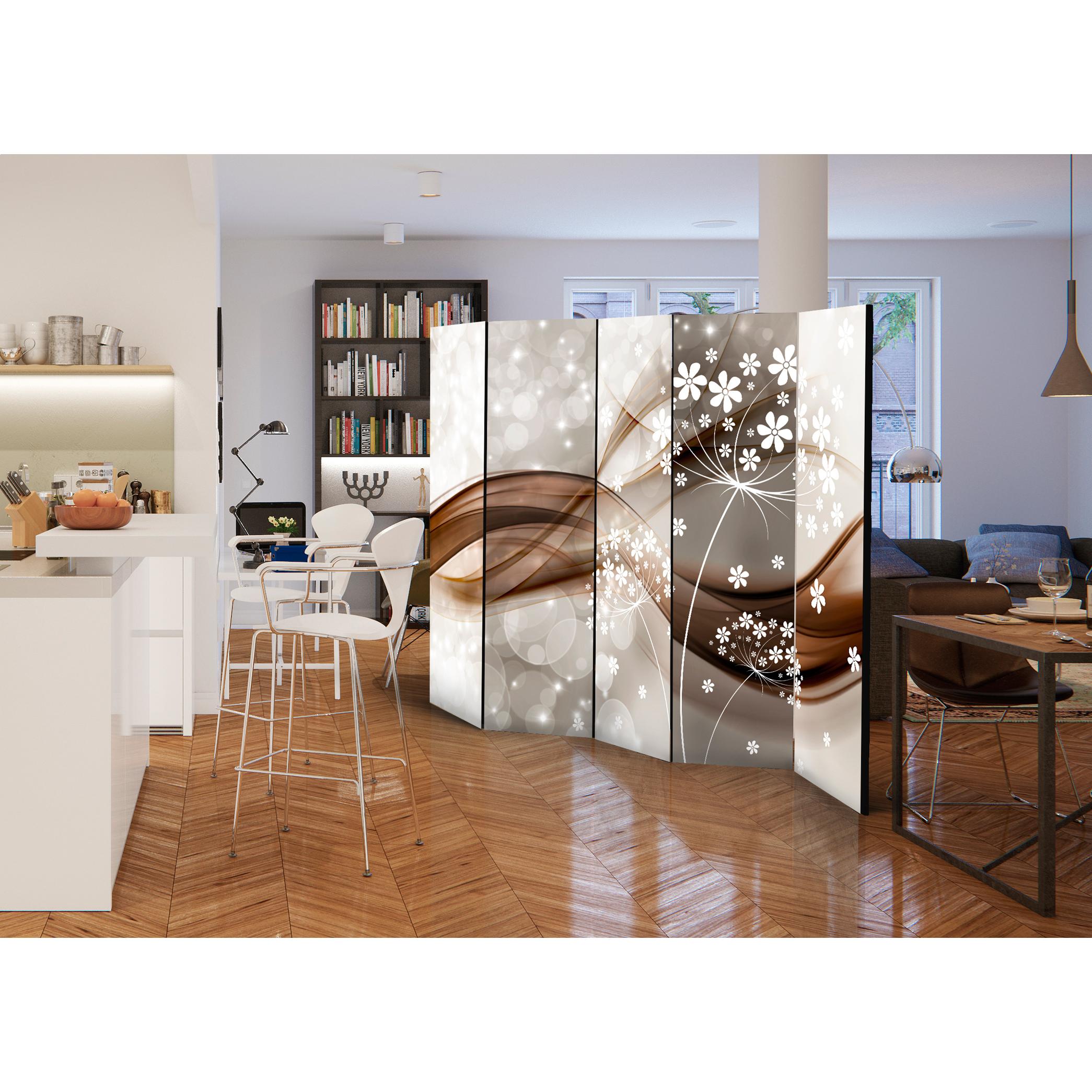 Rumsavdelare Arkiio Spring Stories II Brun/Grå/Vit 225x172 cm