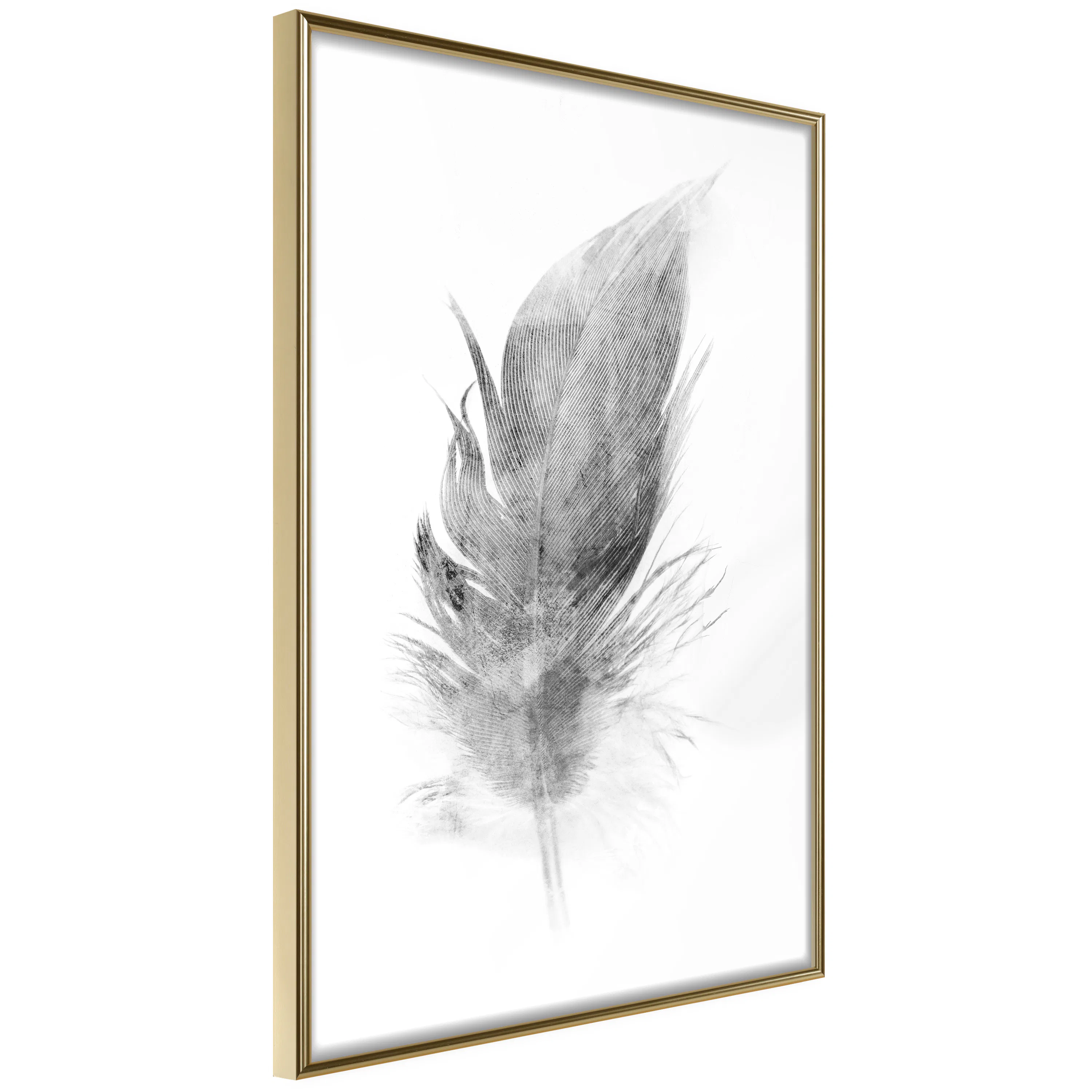 Poster Artgeist Affisch Transience Grå
