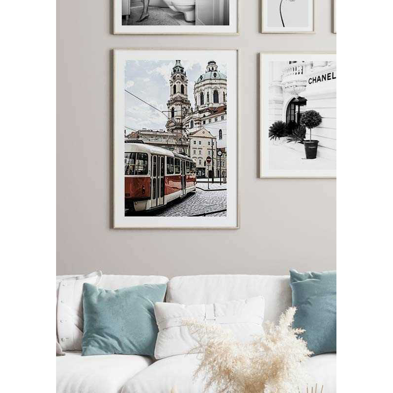 Poster Gallerix Tram In Mala Strana