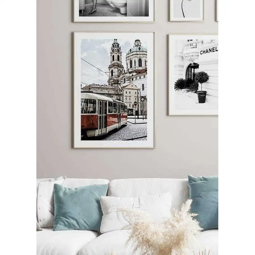 Tram In Mala Strana 30x40 cm