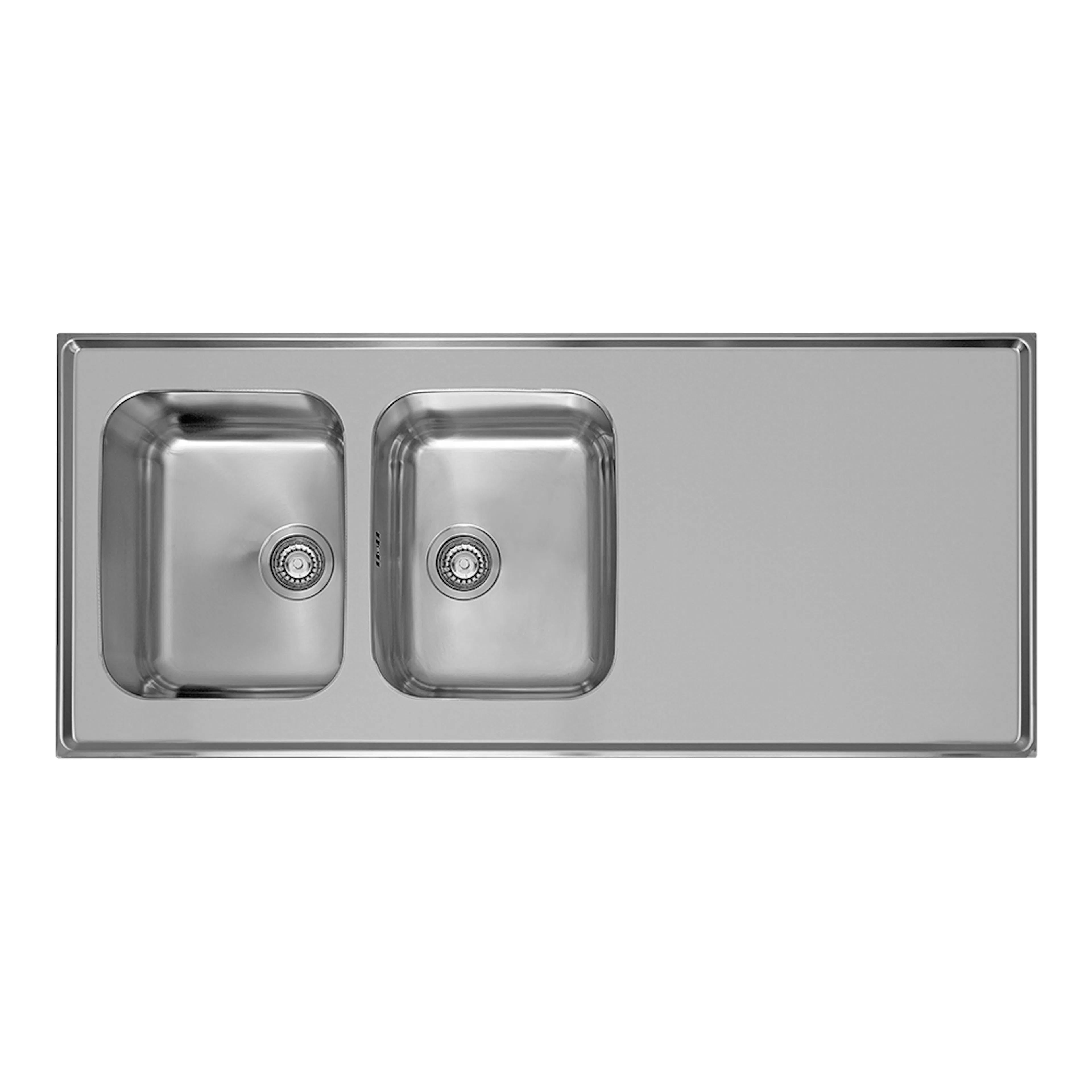 Heltäckande Diskbänk Franke De Luxe H 12/14 Vändbar