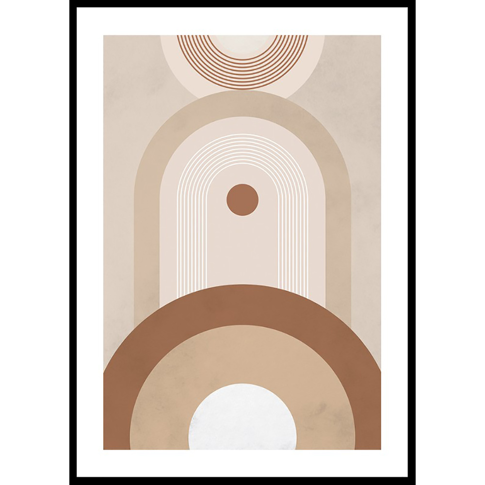 Poster Gallerix Geometric Shapes No2