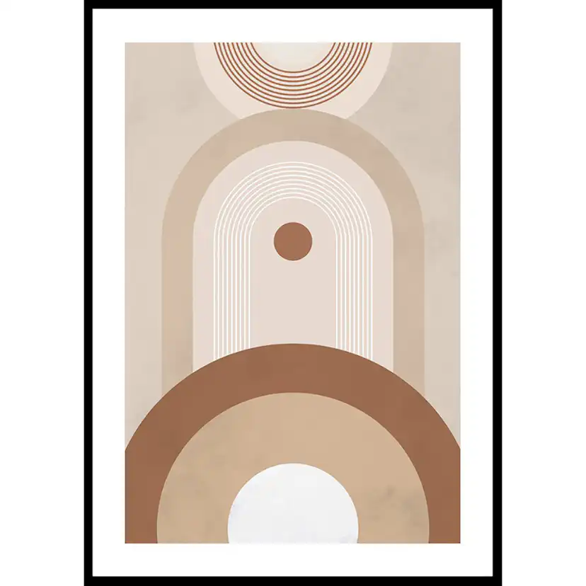 Poster Gallerix Geometric Shapes No2