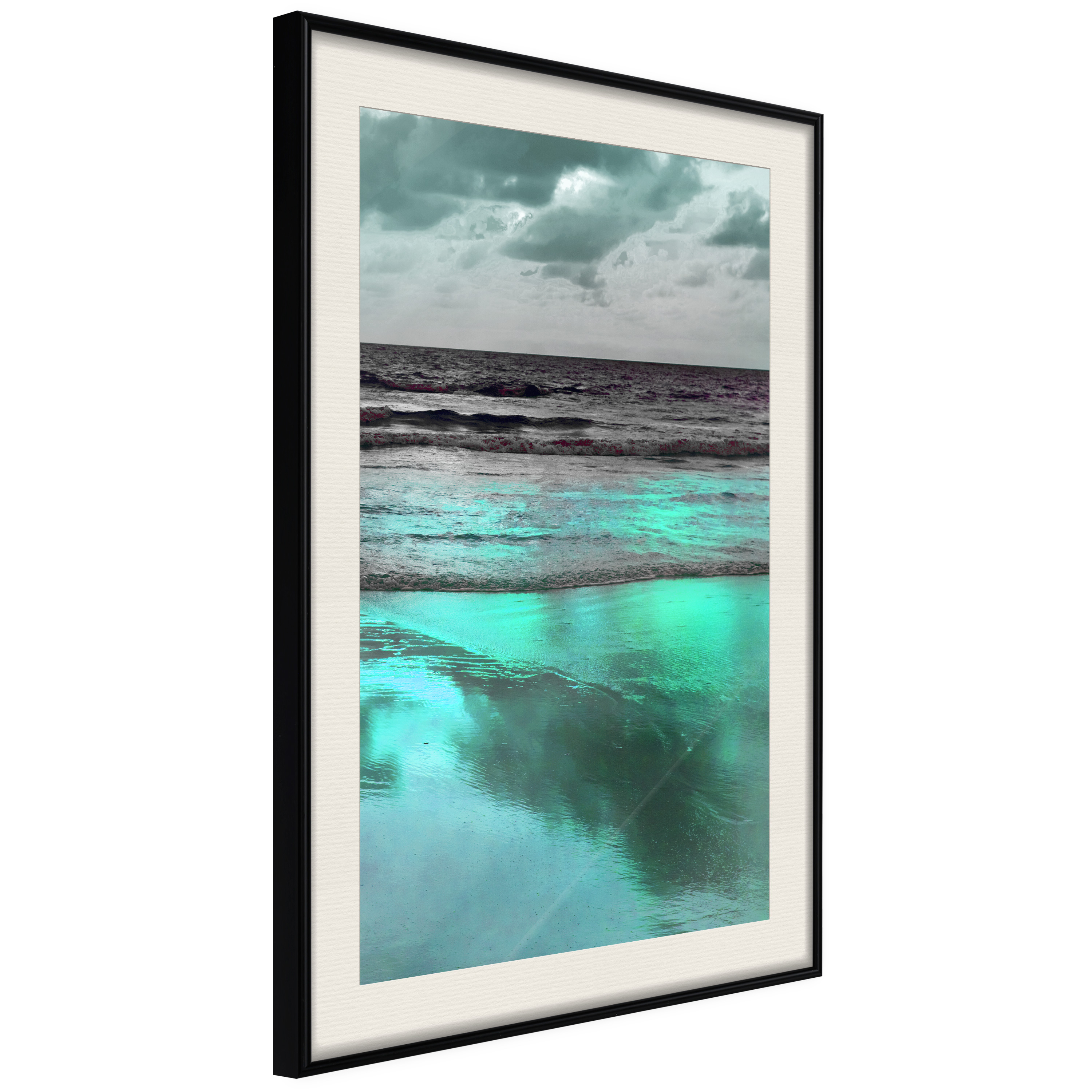 Affisch - Marine Nostalgia [Poster] 40x60 Svart ram med passepartout, 40x60 cm