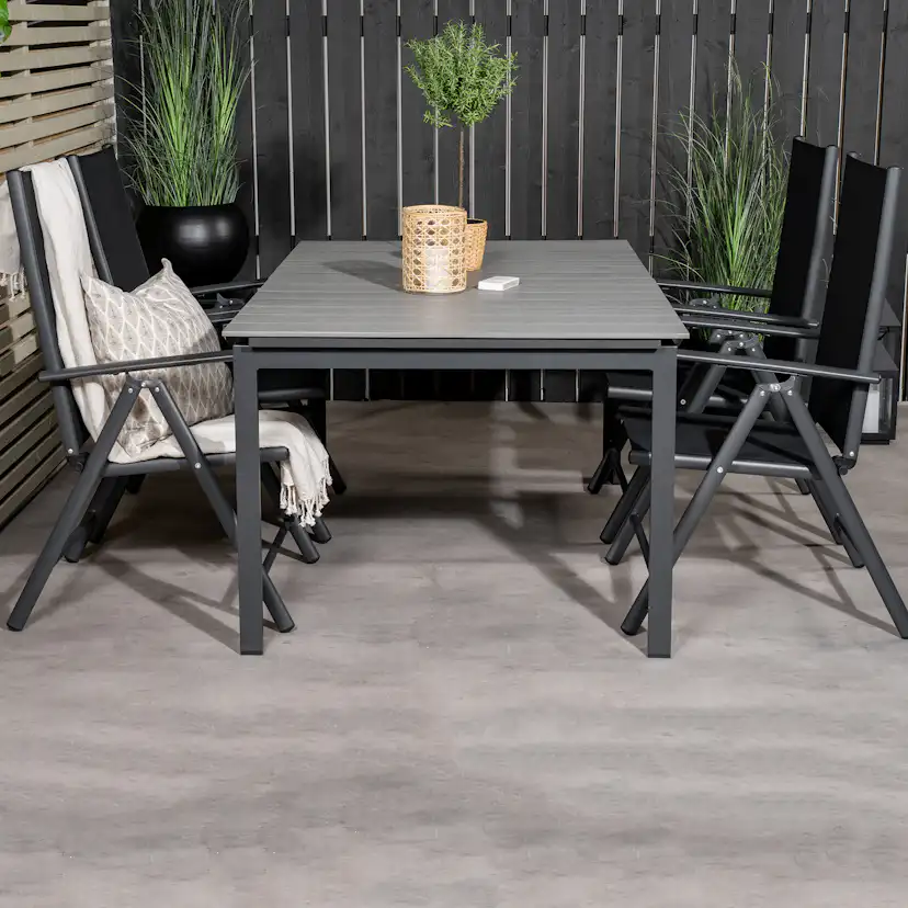 Matgrupp Venture Home Lova 160/240 med 4 Bront Stolar
