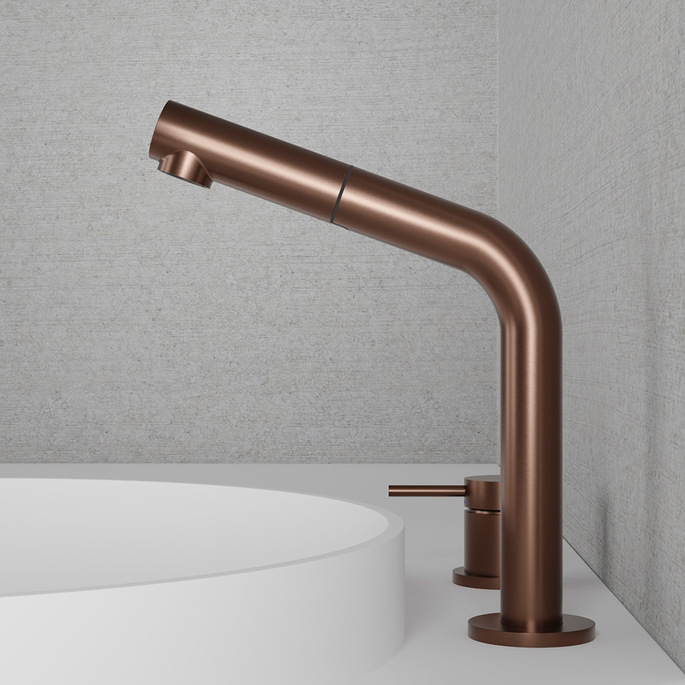 Tvättställsblandare Scandtap Steel Harmonized B2P