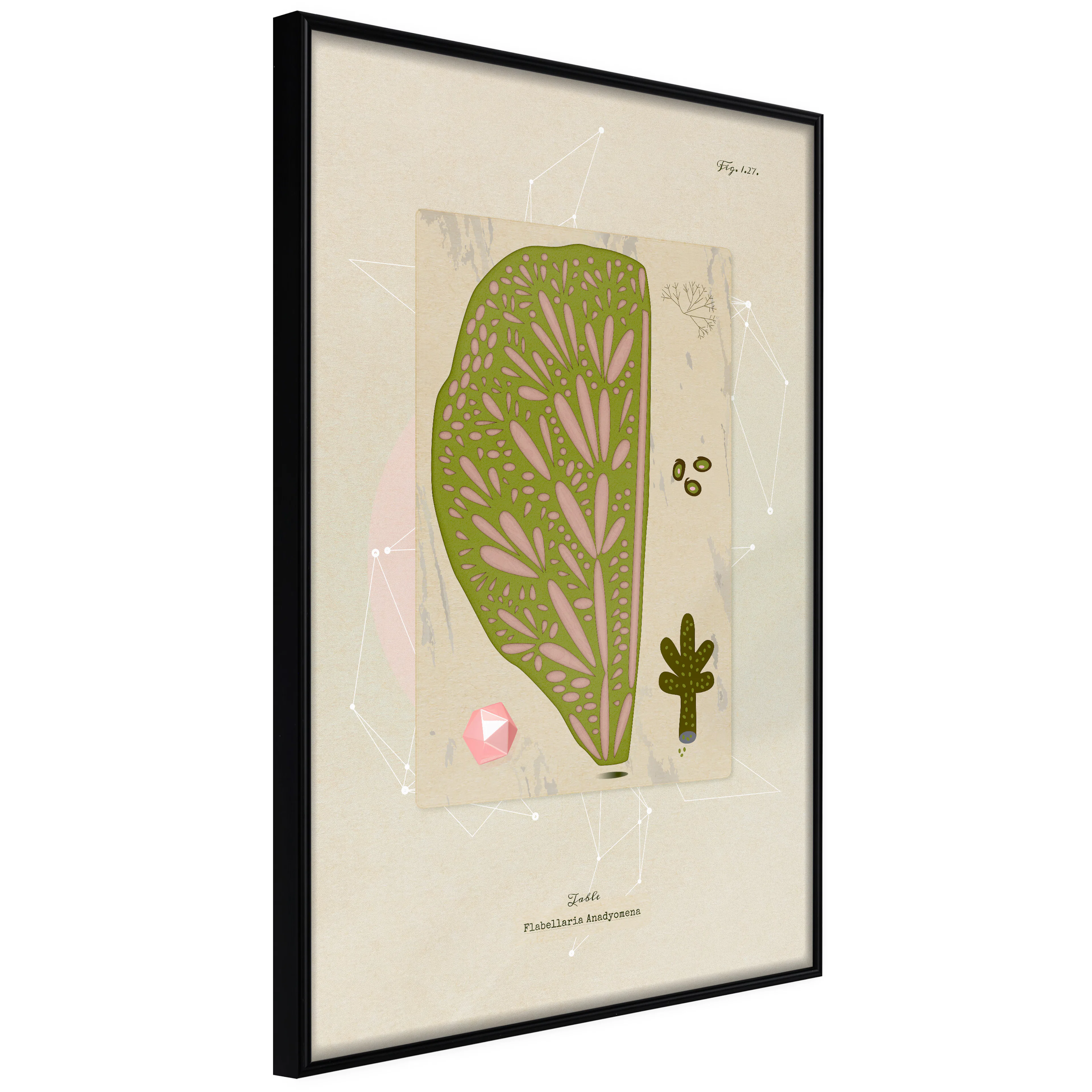 Affisch - Abstract Tree [Poster] 40x60 Svart ram, 40x60 cm