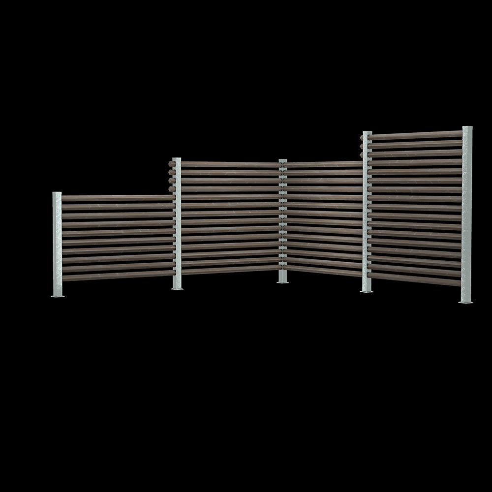 Ribba Öckerö Linax Grå 1490x45x45 6-pack FSC (B) 6-Pack