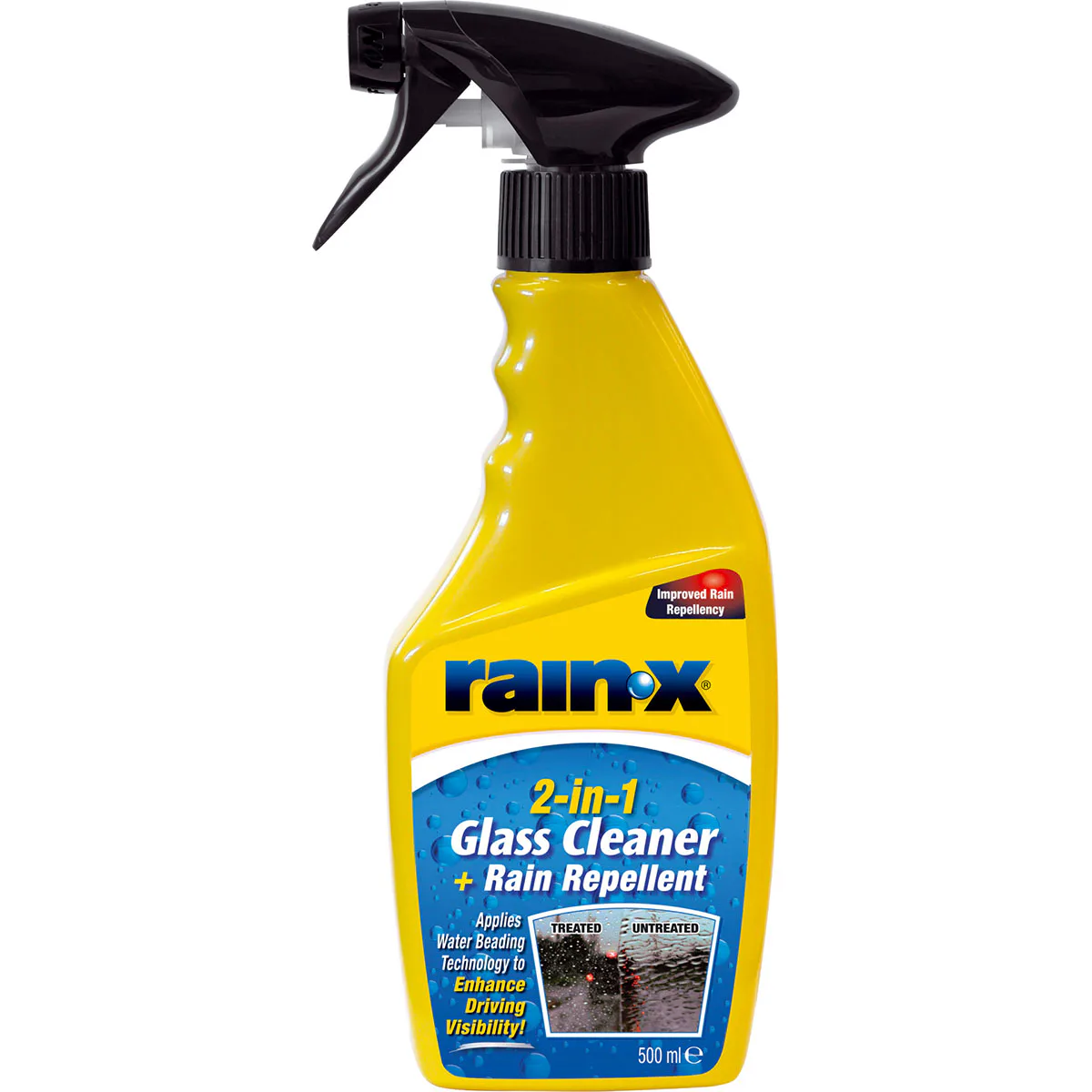 Glasbehandling Rain-X 2i1 Rengöring & Regnavvisande 500 ml