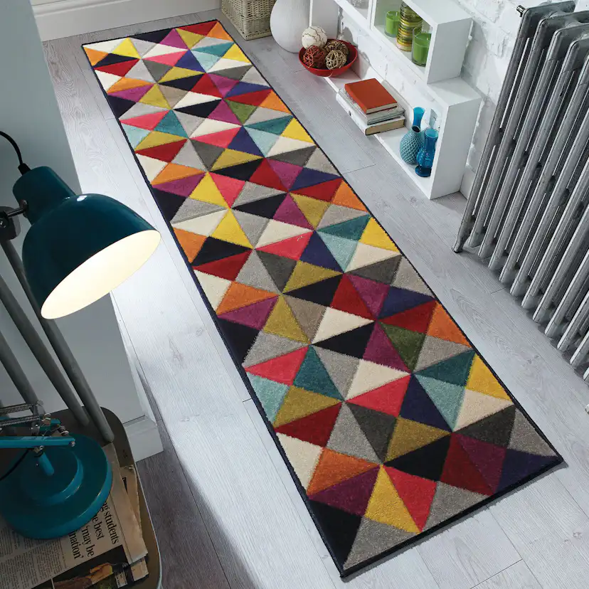 Friezematta Flair Rugs Samba Flerfärgad 66x230