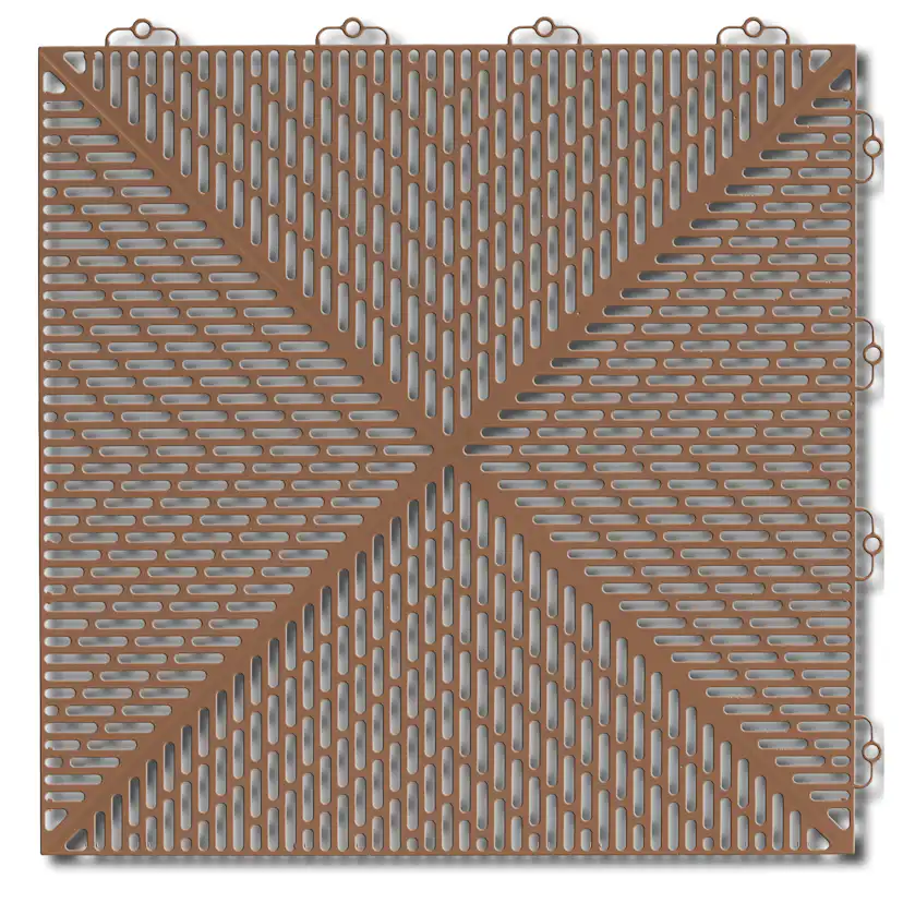 Golvplatta Bergo Unique Cedar Wood Golvtrall i Plast