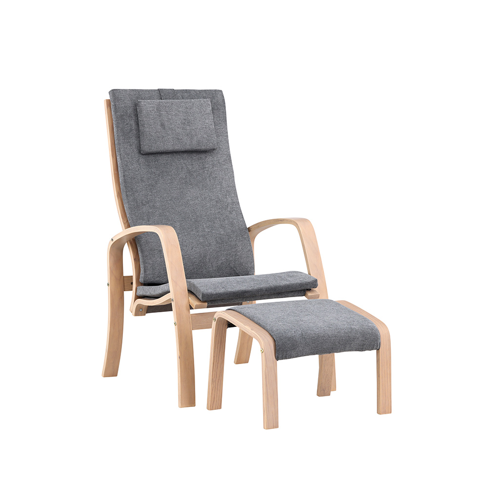 Loungefåtölj Venture Home Grötö med Fotpall